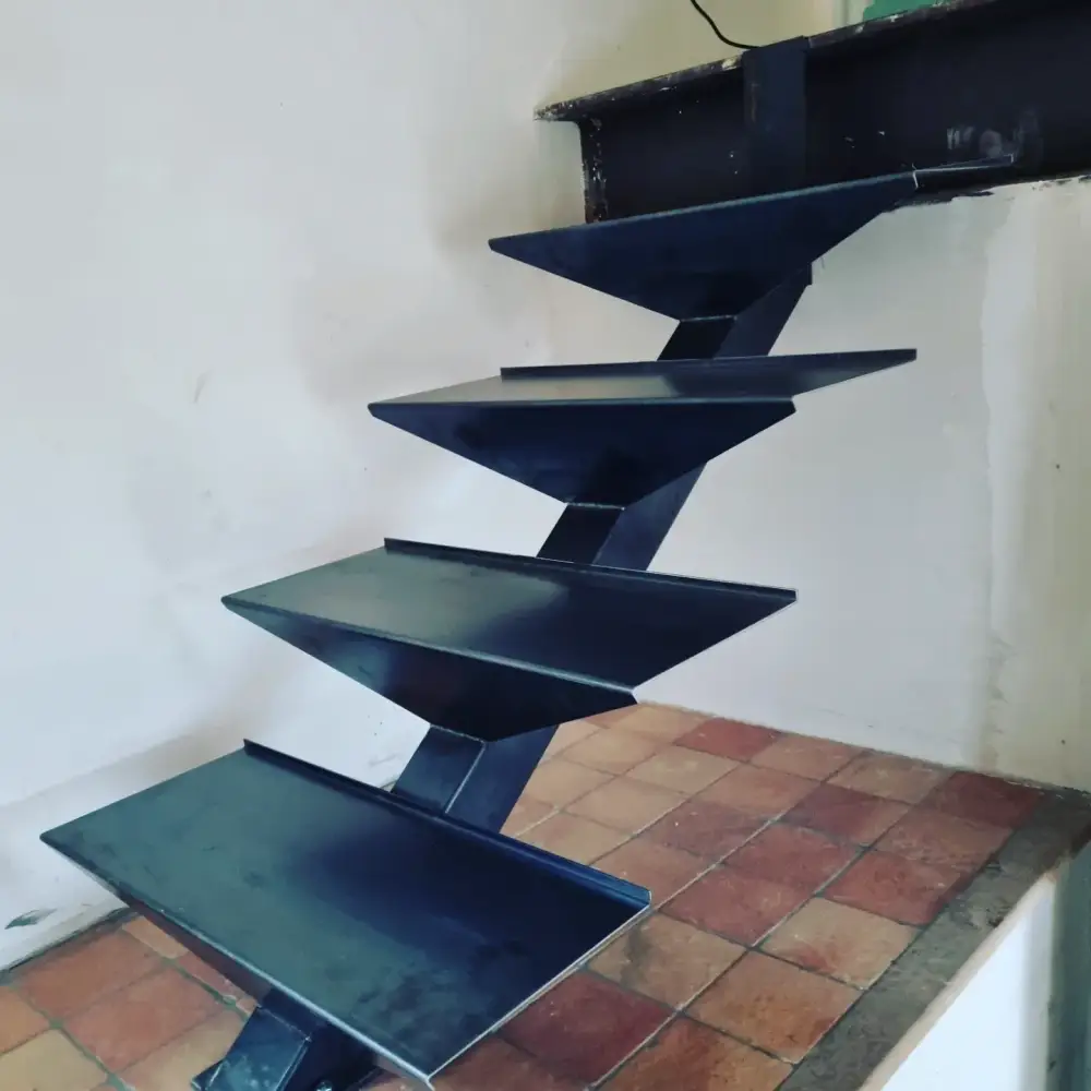 escalier acier